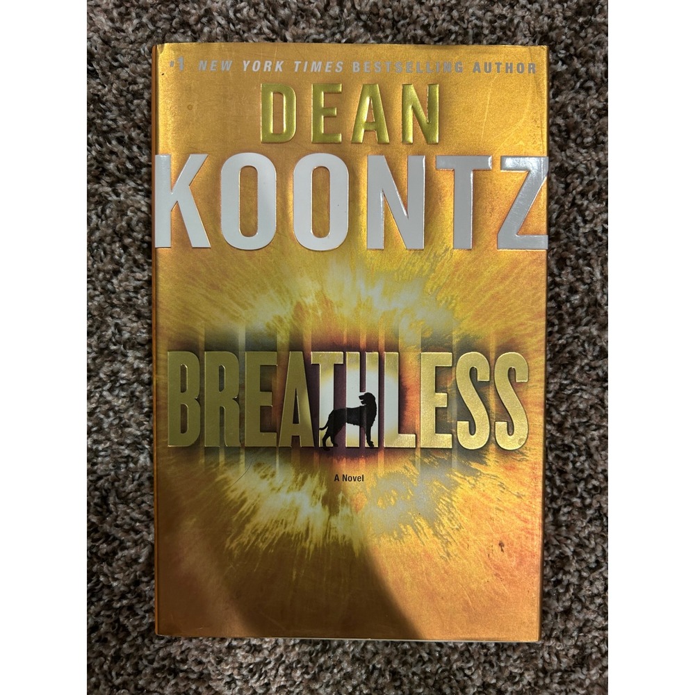 Breathless by Dean Koontz Hardcover First Edition Novel Fiction‎ Suspense